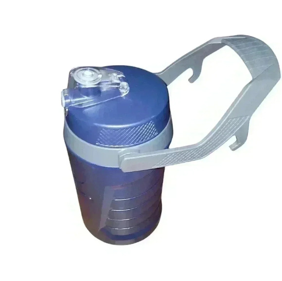 Under Armour Blue Thermos 64oz Insulated BIG Hydration Water Bottle with Handle - Picture 6 of 8